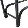 Everflying 4ft Firewood Rack Outdoor Log Holder for Fireplace Heavy Duty Wood Stacker for Patio Deck Metal Kindling Logs Storage Stand Steel Tubular Wood Pile Racks Outside Fire Place Tools