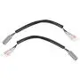 Senyar Turn Signal Wiring Adapter, 7.5in Turn Signal Wire Plugs Wiring Adapter Connector Plastic Metal Motorcycle Parts Replacement Fit for YZF‑R6 YZF‑R1 FZ6 FZ10
