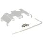Facibom Metal Chassis Armor Protector Skid Plate Upgrade Accessories for 1/24 RC Crawler Axial SCX24 90081 AXI00002 Parts