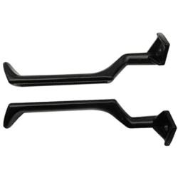 XIAMI Black Left & Right Metal Inside Door HandlesFit for 1987-1996 Ford Bronco F150;for 1987-1997 Ford F350 F250