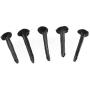 E-outstanding 500pcs Black Iron Stud 13cm Metal Nails Tacks for Shoes Boots Leather Heels Soles Repairs Replacement