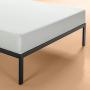 Zinus Mia Modern Studio 14 Inch Platform 1500 Metal Bed Frame / Mattress Foundation / No Box Spring Needed / Wooden Slat Support / Good Design Award Winner / Black, Queen