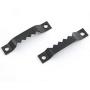 Youliang 100pcs Small Thick Serrated Picture Frame Hangers Black with Screws for Clock Paintings Artwork Picture Frame Photos