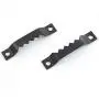 Youliang 100pcs Small Thick Serrated Picture Frame Hangers Black with Screws for Clock Paintings Artwork Picture Frame Photos Youliang 100pcs Small Thick Serrated Picture Frame Hangers Black with Screws for Clock Paintings Artwork Picture Frame Photos