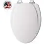 Mayfair 1830CHSL 000 Toilet Seat, 1 Pack-ELONGATED, White-Chrome Hinges Mayfair 1830CHSL 000 Toilet Seat, 1 Pack-ELONGATED, White-Chrome Hinges