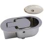 Leen4You 1x Recliner Replacement Parts Recliner Chair Sofa Couch Durable Solid Aluminum Metal Release Lever Handle Flapper Style,Handle Only,Silver