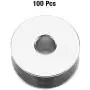 Metal Bobbin, High-Rise Sewing Accessories Set Metal Durable Bobbin Sewing Machine Part Accessories for Mixed Types Machine(40264 Without Holes)