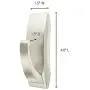 Command Modern Reflections Metal Hook, Large, Brushed Nickel, 1-Hook (MR03-BN-ES), Decorate Damage-Free Command Modern Reflections Metal Hook, Large, Brushed Nickel, 1-Hook (MR03-BN-ES), Decorate Damage-Free