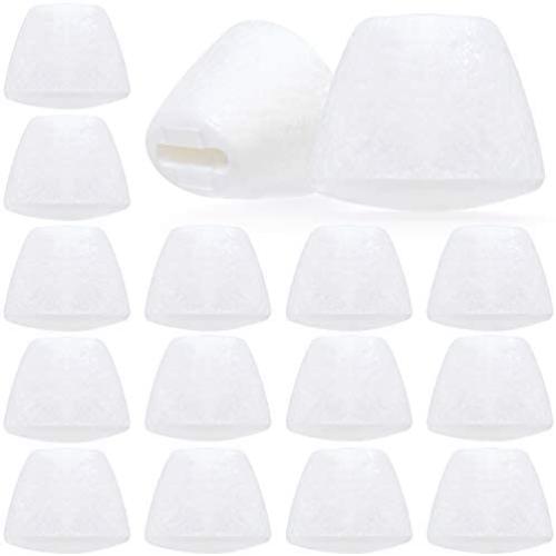 Kitchen Sink Rack Feet 16 Pack in White, Replacement for Kohler Rack Feet for Part 84544-0 Compatible with Kohler Kitchen Sink Racks, Premium Quality Durable Feet for Long Lasting Stability