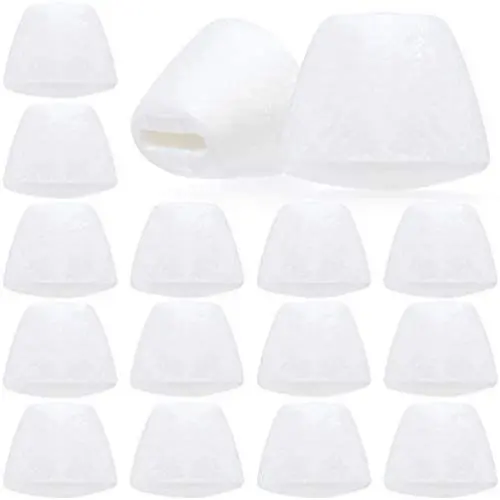 Kitchen Sink Rack Feet 16 Pack in White, Replacement for Kohler Rack Feet for Part 84544-0 Compatible with Kohler Kitchen Sink Racks, Premium Quality Durable Feet for Long Lasting Stability