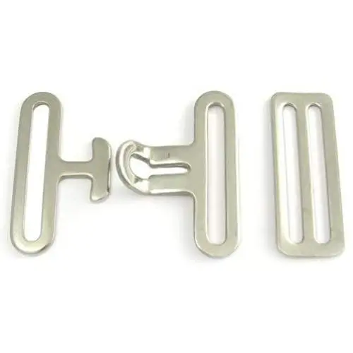 HILASON 2 in Horse Tack 3 Piece Nickel Plated Surcingle Attachment Set HILASON 2 in Horse Tack 3 Piece Nickel Plated Surcingle Attachment Set