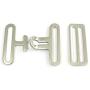 HILASON 2 in Horse Tack 3 Piece Nickel Plated Surcingle Attachment Set
