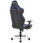 AKRacing Masters Series Max Gaming Chair with Wide Flat Seat, 400 Lbs Weight Limit, Rocker and Seat Height Adjustment Mechanisms - Blue