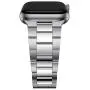 T-ENGINE Metal Band Compatible with Apple Watch SE Series 6 5 4 3 2/1, Upgraded Ultra Thin Band for 42mm 44mm Silver