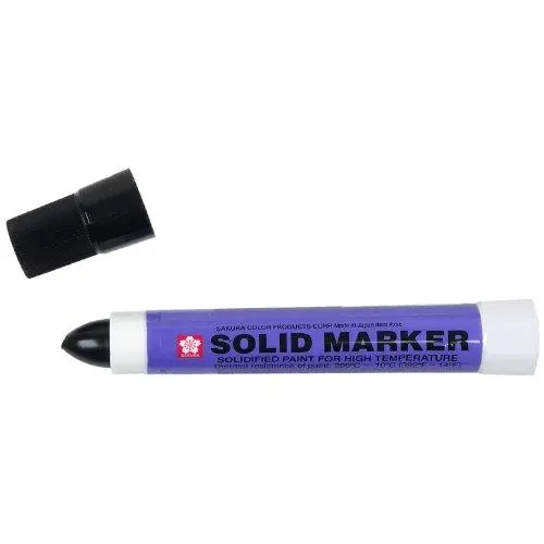 SAKURA - XSC-49 Sakura Solidified Paint Solid Marker, Black (Box of 12) SAKURA - XSC-49 Sakura Solidified Paint Solid Marker, Black (Box of 12)