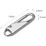 6pcs Zipper Pulls Universal Metal Handle Repair Parts Replacement, for Jacket,Coat,Luggage,Backpack,Handbag(Silver)