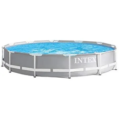 Intex 26710EH 12ft x 30in Prism Metal Frame Outdoor Above Ground Swimming Pool with Easy Set-Up and fits up to 6 People (Filter Pump Not Included) Intex 26710EH 12ft x 30in Prism Metal Frame Outdoor Above Ground Swimming Pool with Easy Set-Up and fits up to 6 People (Filter Pump Not Included)