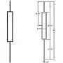 Contemporary Rectangle Stair Wrought Iron Balusters (10-Pack) Modern Hollow Metal Railing Spindles (Real Satin Black not Matte)