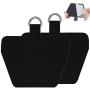 Phone Tether Tab, COCASES 2 Pack Update Phone Lasso Patch with Replacement Part for Smartphone Lanyard Safety Tether (Black)