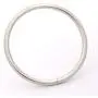 BIKICOCO 2-1/2 Metal O-Ring Buckle Connector Round Loops Non Welded for Bags Webbing Purse and Belt Straps, Silver, Pack of 6