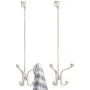 mDesign Metal Modern Long Easy Reach Over The Door Storage Organizer Rack - Hang Coats, Hoodies, Jackets, Hats, Scarves, Purses, Leashes, Towels, Robes, Clothing - 4 Hooks, 2 Pack - Satin mDesign Metal Modern Long Easy Reach Over The Door Storage Organizer Rack - Hang Coats, Hoodies, Jackets, Hats, Scarves, Purses, Leashes, Towels, Robes, Clothing - 4 Hooks, 2 Pack - Satin