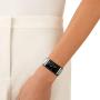 Shangpule Compatible for Fitbit Charge 3 / Fitbit Charge 4 / Fitbit Charge 3 SE Bands, Stainless Steel Metal Replacement Strap Wrist Band Compatible for Charge 3 Fitness Tracker Large Small (Silver)