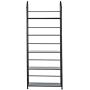 Unbrand Black 5 Tier Metal Bookshelf Rack, Unbrand Black 5 Tier Metal Bookshelf Rack,