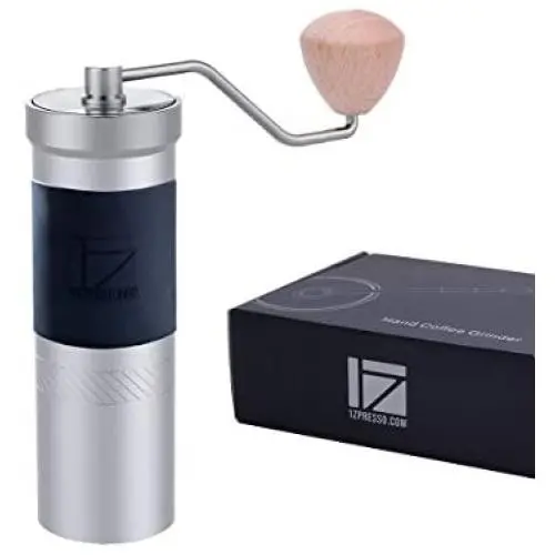 1Zpresso JX-PRO Manual Coffee Grinder Light Gray Capacity 35g with Assembly Stainless Steel Conical Burr - Numernal Adjustable Setting, Portable Mill Faster Grinding Efficiency Espresso to Coarse 1Zpresso JX-PRO Manual Coffee Grinder Light Gray Capacity 35g with Assembly Stainless Steel Conical Burr - Numernal Adjustable Setting, Portable Mill Faster Grinding Efficiency Espresso to Coarse