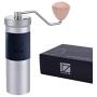 1Zpresso JX-PRO Manual Coffee Grinder Light Gray Capacity 35g with Assembly Stainless Steel Conical Burr - Numernal Adjustable Setting, Portable Mill Faster Grinding Efficiency Espresso to Coarse