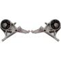 For Chevy Equinox Transmission Mount 2005 06 07 08 2009 Driver and Passenger Side Pair/Set | Front | Metal & Rubber | Automatic Transmission | EM-3082