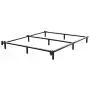 NOAH MEGATRON Queen Size Metal Bed Frame-7 Inch Heavy Duty Bedframe, 9-Leg Support for Box Spring & Mattress Foundation, 3000LBS, Black