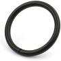 BIKICOCO 1-1/4 Metal O-Ring Buckle Connector Round Loops Non Welded for Bags Webbing Purse and Belt Straps, Black, Pack of 10