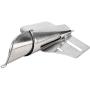 HEEPDD Sewing Machine Folder Binder, Metal Double Needle Waistband Sewing Machine Machine Accessories Industrial Seaming Machine Binder Binding Attachment Folder (Inlet 4-3/4 Outlet 2)
