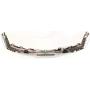Front Bumper Compatible with 1998-2004 Chevrolet S10 Chrome (S10 LS Appearance Package) with Moulding Holes