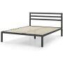 Zinus Mia Modern Studio 14 Inch Platform 1500H Metal Bed Frame With Headboard, King,AZ-ASMPH-15K,Black
