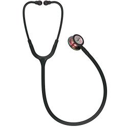 3M Littmann Classic III Monitoring Stethoscope, Rainbow-Finish Chestpiece, Black Stem and Headset, Black Tube, 27 Inch, 5870