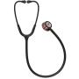 3M Littmann Classic III Monitoring Stethoscope, Rainbow-Finish Chestpiece, Black Stem and Headset, Black Tube, 27 Inch, 5870
