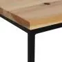 Kate and Laurel Galen Accent Side Table and Magazine Rack with Natural Wood Top and Black Metal Base Kate and Laurel Galen Accent Side Table and Magazine Rack with Natural Wood Top and Black Metal Base