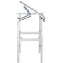 STUDIO DESIGNS Graphix II Workstation - 24in x 36in White/Gray