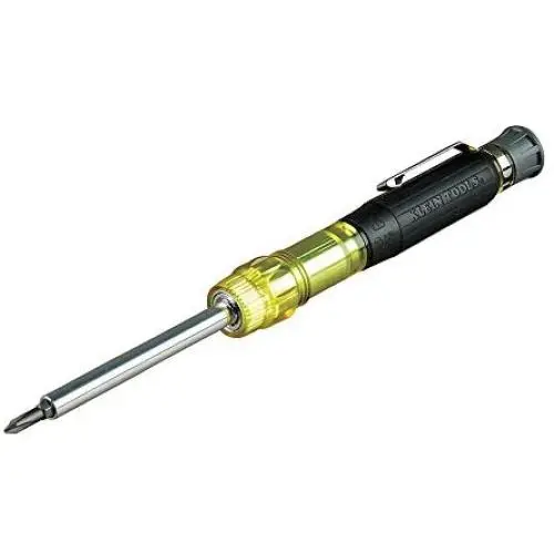 Klein Tools 32614 Multi-bit Precision Screwdriver Set, 4-in-1 Electronics Pocket Screwdriver, Professional Phillips and Slotted Bits Klein Tools 32614 Multi-bit Precision Screwdriver Set, 4-in-1 Electronics Pocket Screwdriver, Professional Phillips and Slotted Bits