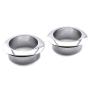 1 Inch (25mm) Zinc Alloy Desk Grommets, SDTC Tech 2 Pcs Wire Cable Metal Hole Cover Grommet Organizer for Managing and Protecting Cord