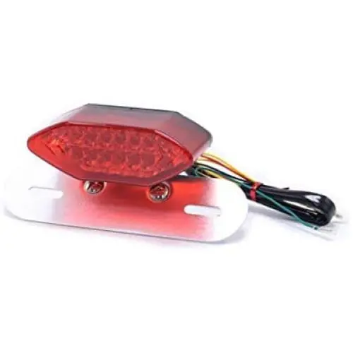 HONGPA Motorcycle Tail Lamp LED Bracket Taillights Hexagon shape For Harley 12 volt modified motorcycle Iron metal shell HONGPA Motorcycle Tail Lamp LED Bracket Taillights Hexagon shape For Harley 12 volt modified motorcycle Iron metal shell