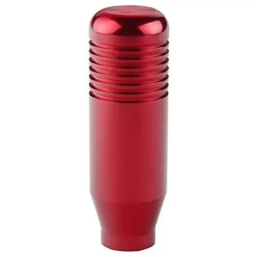 DEWHEL 5 6 Speed Manual Shift Knob M10x1.25 Screw On Aluminum (Red)