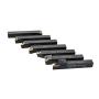 Accusize Industrial Tools 7 Pieces/Set 1/2 Indexable Carbide Turning Tool Set in Fitted Box, 2387-2004