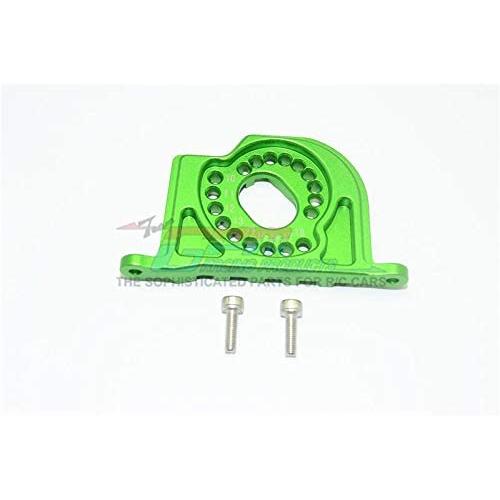 Losi 1:10 Baja Rey / Rock Rey Upgrade Parts Aluminum Motor Mount Plate with Heat Sink Fins - 1Pc Set Green