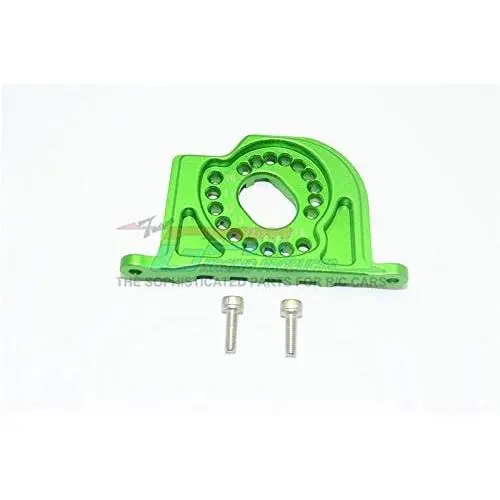 Losi 1:10 Baja Rey / Rock Rey Upgrade Parts Aluminum Motor Mount Plate with Heat Sink Fins - 1Pc Set Green Losi 1:10 Baja Rey / Rock Rey Upgrade Parts Aluminum Motor Mount Plate with Heat Sink Fins - 1Pc Set Green