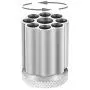 Quickly Revolver Pen Holder, Metal Pencil Holder, Silver/black/red Colors Office Supplies And Desk Organizers (Silver) Quickly Revolver Pen Holder, Metal Pencil Holder, Silver/black/red Colors Office Supplies And Desk Organizers (Silver)