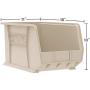 Akro-Mils 30260 AkroBins Plastic Storage Bin Hanging Stacking Containers, (18-Inch x 11-Inch x 10-Inch), Stone, (6-Pack) (30260STONE) Akro-Mils 30260 AkroBins Plastic Storage Bin Hanging Stacking Containers, (18-Inch x 11-Inch x 10-Inch), Stone, (6-Pack) (30260STONE)
