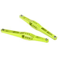 Dilwe Rear Lower Arm,2pcs Metal Rear Trailing Arms Lower Suspension Arm Lever for WLtoys 1/12 12428 RC Car( Green 0023G)