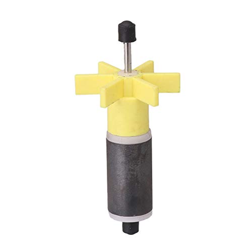 Submersible Pump Rotor Impeller with Shaft and Bearing Replacement Magnetic Filter Yellow 15.5mm Submersible Pump Rotor Impeller with Shaft and Bearing Replacement Magnetic Filter Yellow 15.5mm